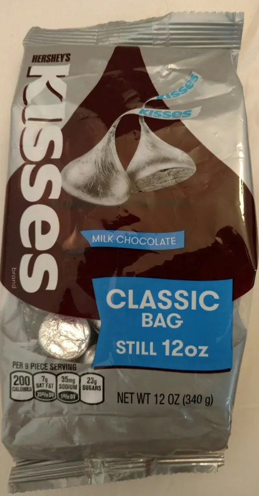 Hershey's Milk Chocolate Kisses Classic Bag