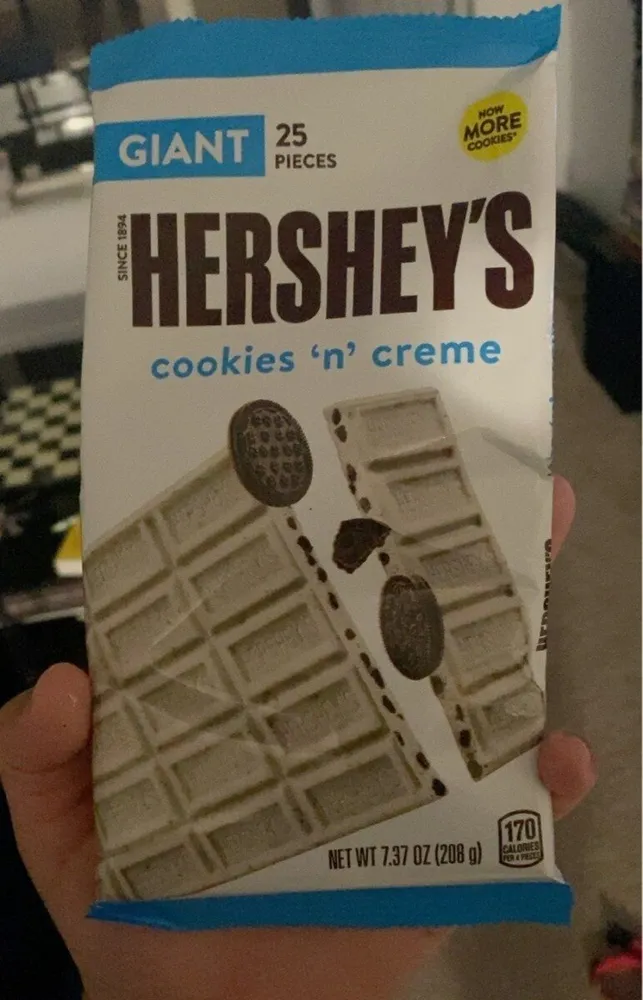 Hershey cookies and creme