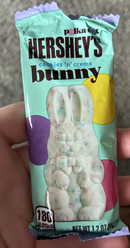 Hershey's cookies 'n' creme bunny