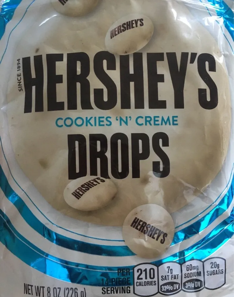 Hershey Cookie'n'creme Drop Bag