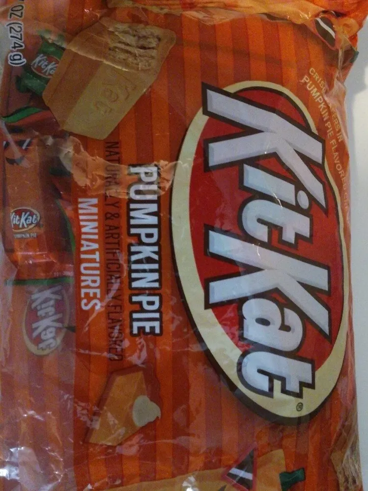 Kit Kat pumpkin pie