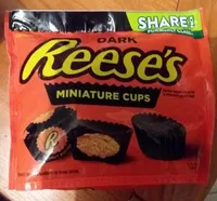 Reese's miniature cups dark chocolate