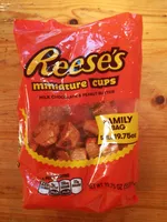 Milk chocolate miniature peanut butter cups