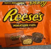 MINIATURE CUPS MILK CHOCOLATE & PEANUT BUTTER