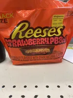Milk Chocolate & Peanut Butter With Strawberry Flavored Filling