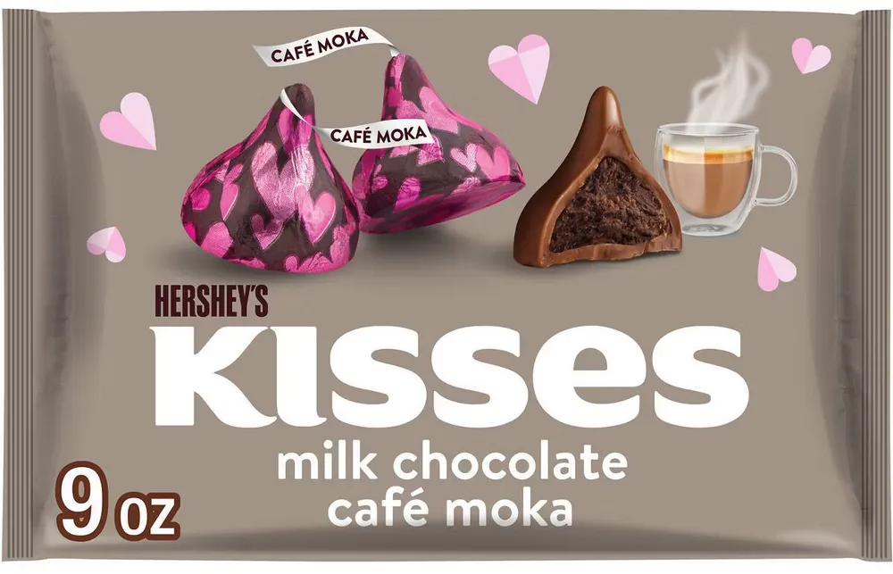 Kisses milk chocolate café moka