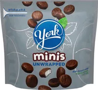 Minis unwrapped dark chocolate covered peppermint patties