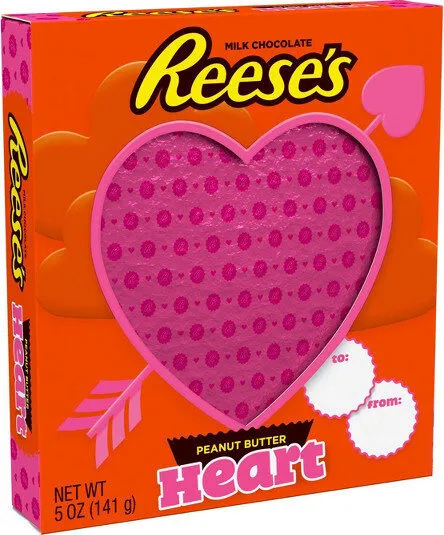 Reese's Heart Milk Chocolate & Peanut Butter