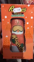 Milk chocolate peanut butter snowman