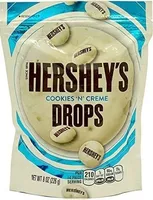 Cookies creme white chocolate drops
