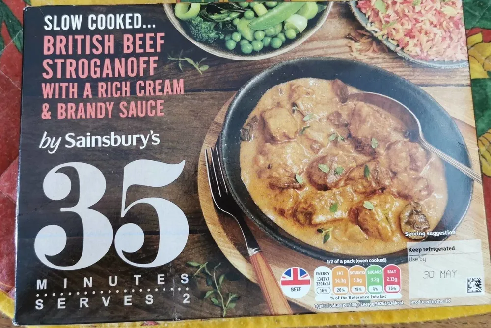 Beef stroganoff