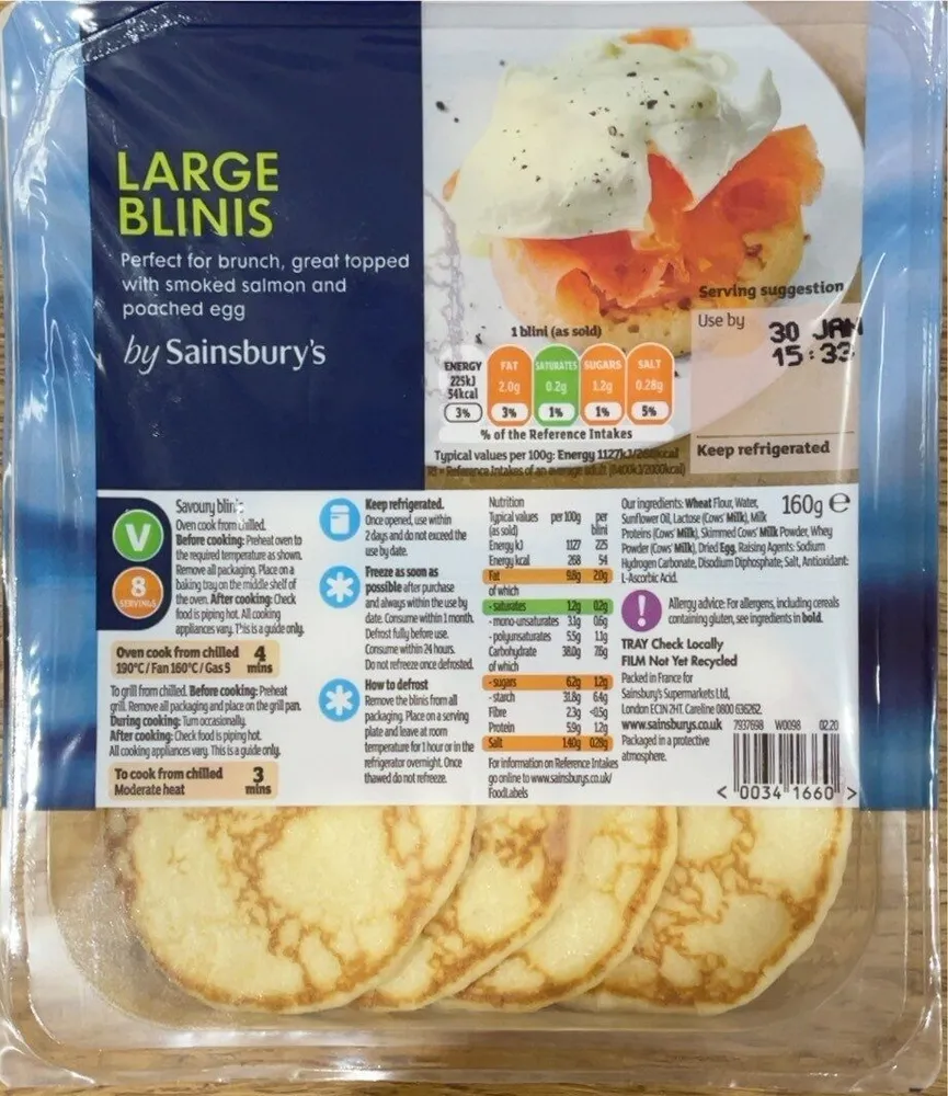 Large Blinis