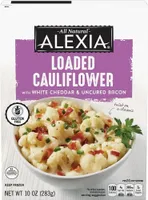 Loaded Cauliflower with White Cheddar & Uncured Bacon