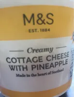 Cottage cheese with pineapple