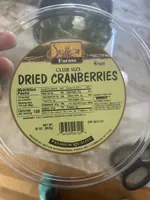 Dried cranberries