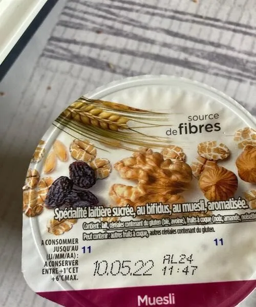 Probiotiques céréales muesli