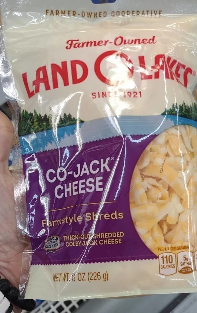 CO-JACK CHEESE Farmstyle Cut Thick-Cut Shredded Colby Jack Cheese