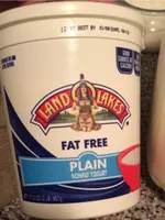 Plain not fat yogurt