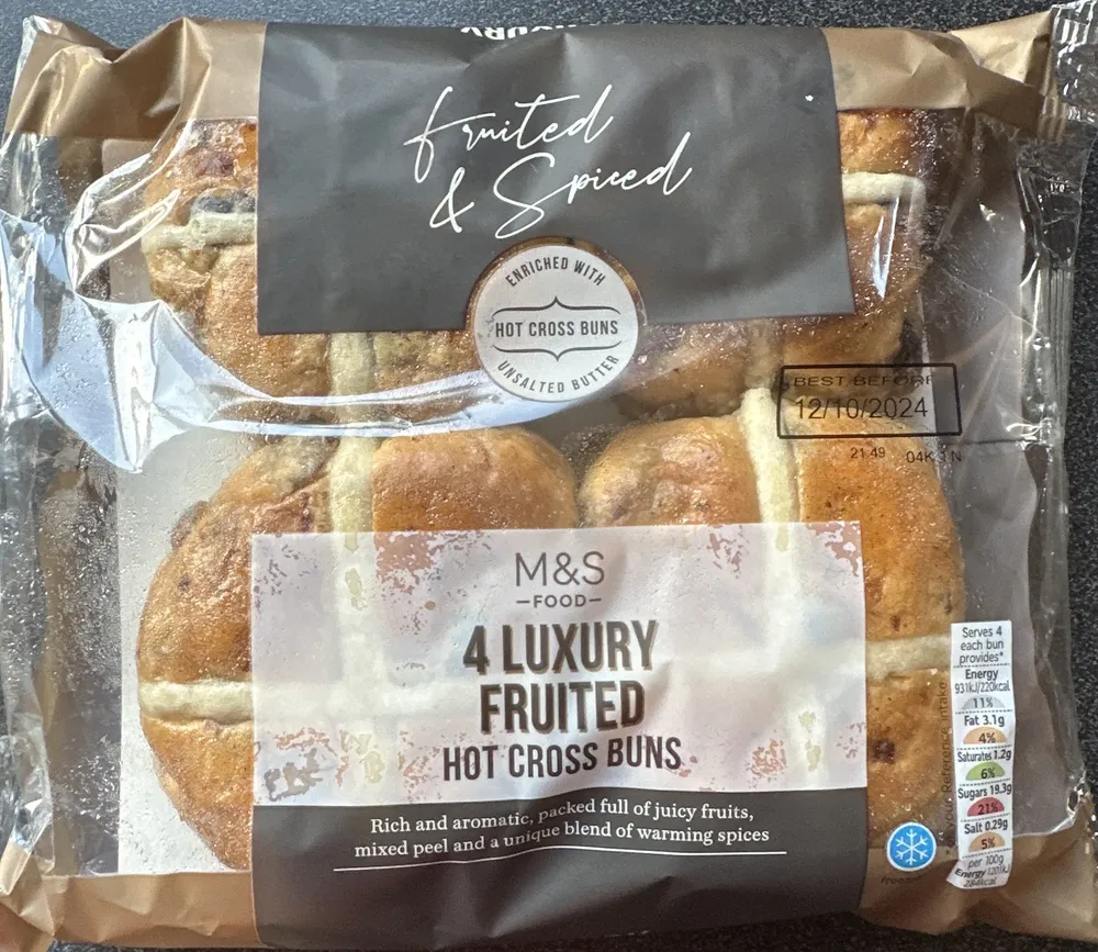 Luxury Hot Cross Buns