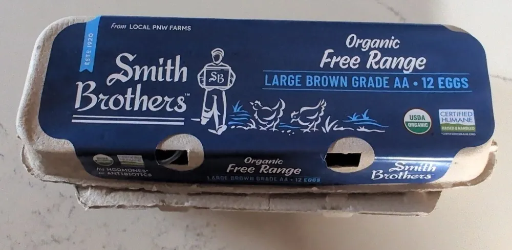 Organic Free Range Large Brown AA Egg