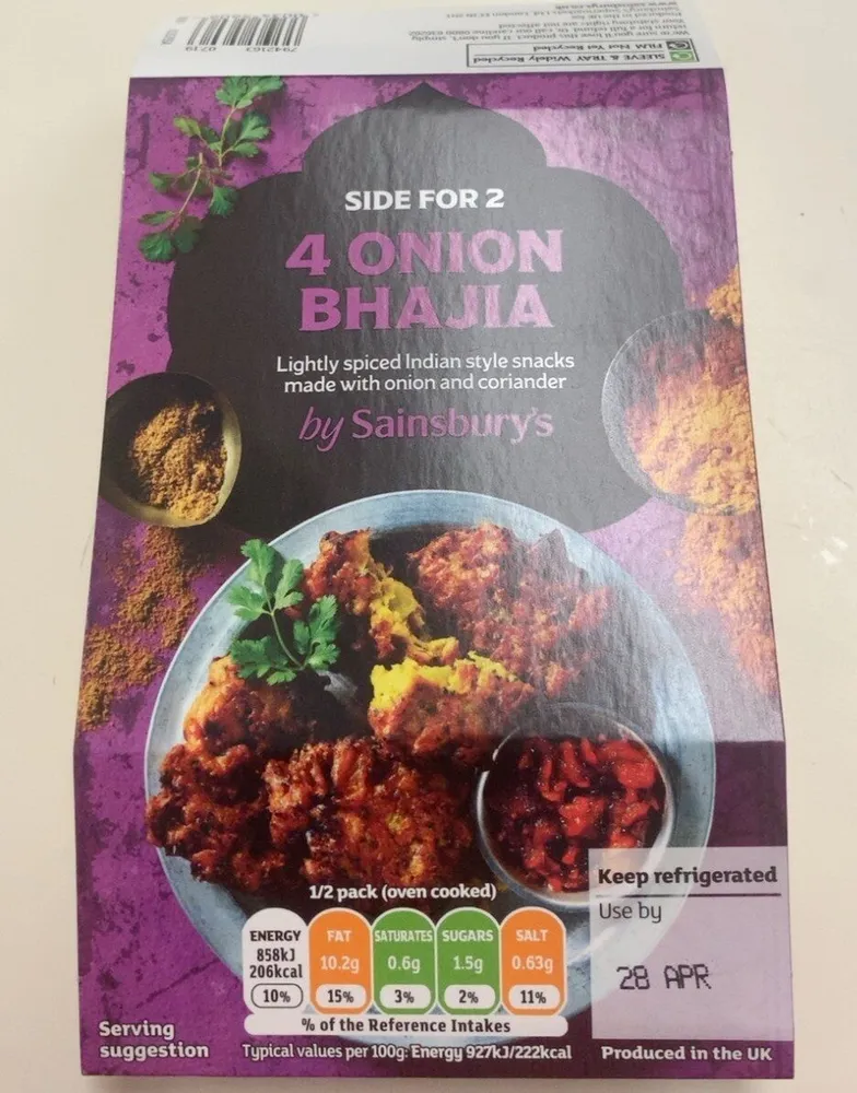 Onion bhajia