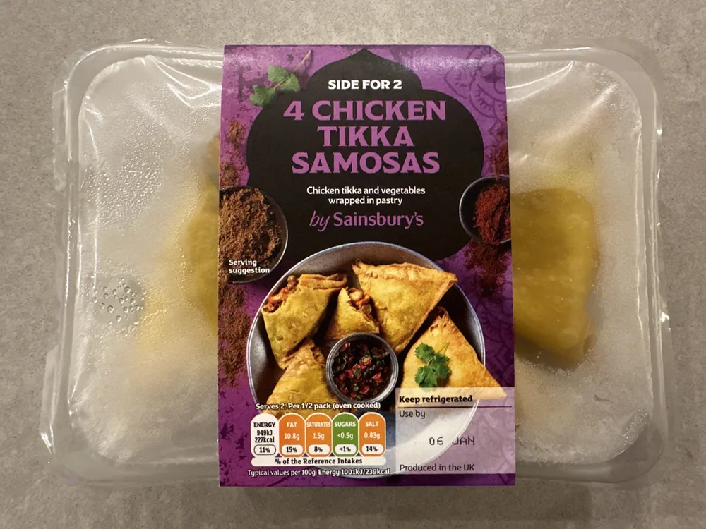 chicken samosas