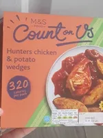 Hunters chicken and potato wedges
