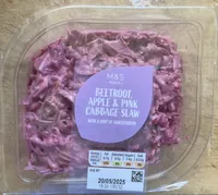 Beetroot Apple & Pink Cabbage Slaw with a Yogurt Dressing