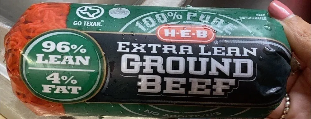 100% Pure Extra Lean Ground Beef 96/4
