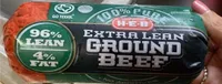 100% Pure Extra Lean Ground Beef 96/4