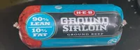 100% Pure Ground Beef Sirloin, 90% Lean