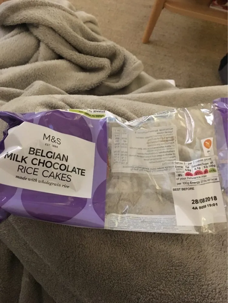 Milk Chocolate Rice Cakes