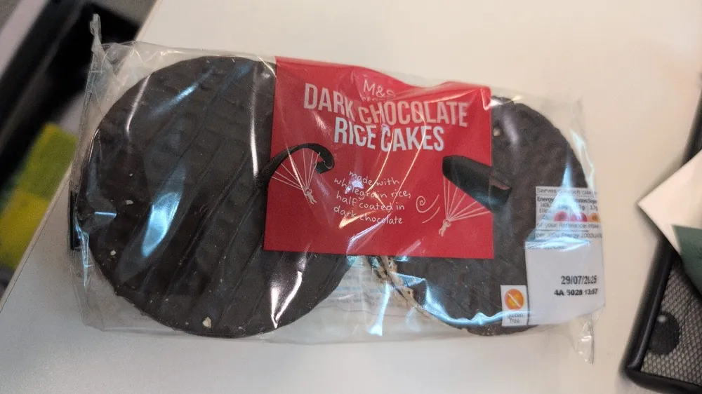 Dark Chocolate Rice Cakes