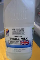 pasteurised homogenised standardised whole milk