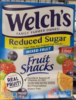 Welch's Reduced Sugar Mixed Fruit Fruit Snacks