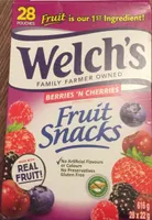 Berries ‘N cherries fruit snack