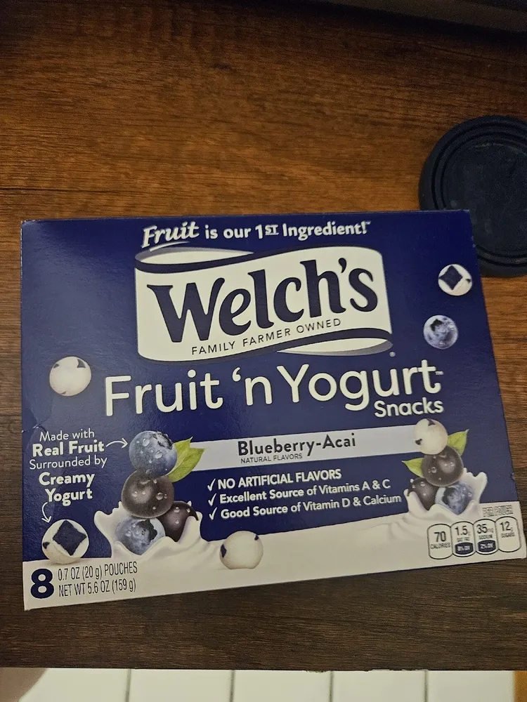 Welch’s Fruit ‘n Yogurt Snacks Blueberry Acai