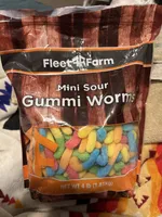 mini sour gummi worms