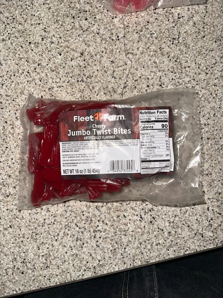 Fleet Farm Cherry Licorice Bites