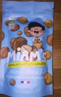 Miam's chocolat lait et cacahuètes