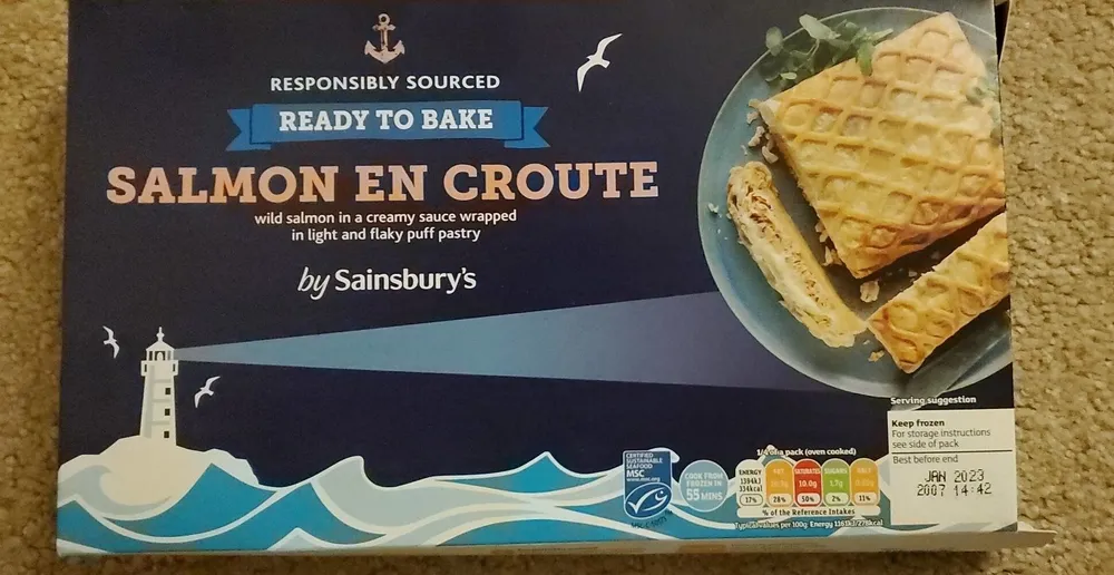 Salmon en croute