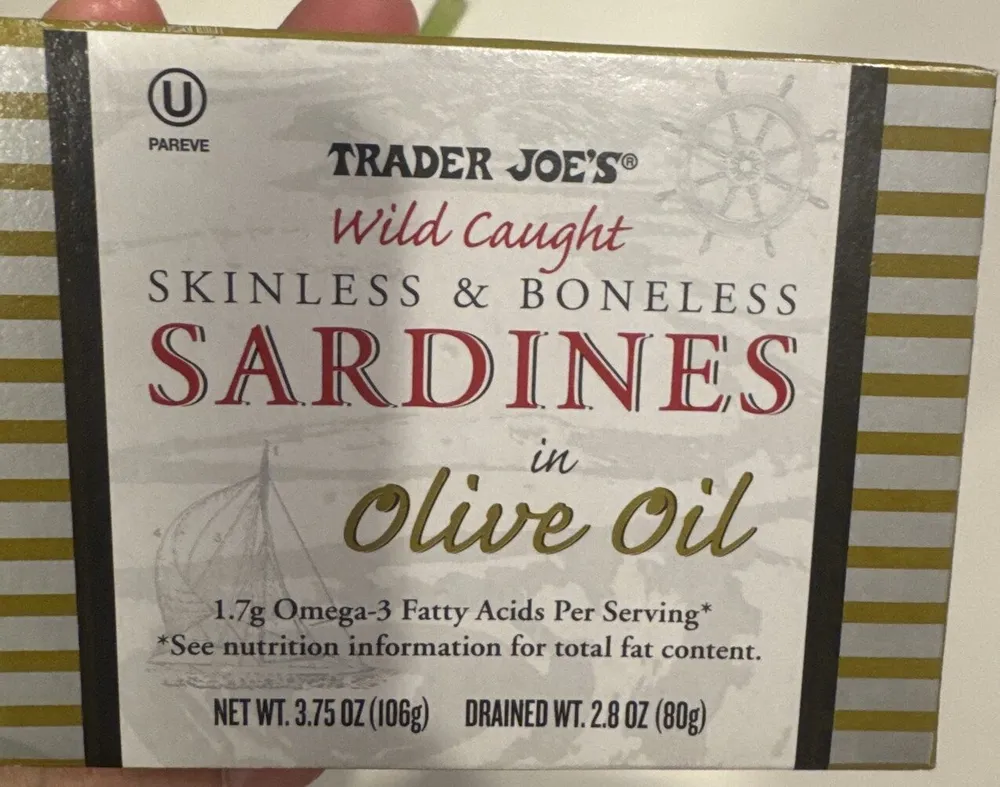 Skinless & Boneless Sardines in Olive Oil