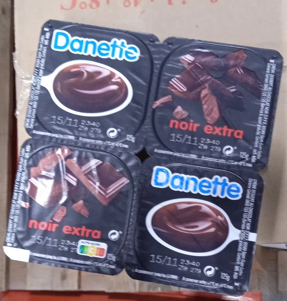 Danette chocolat extra noir