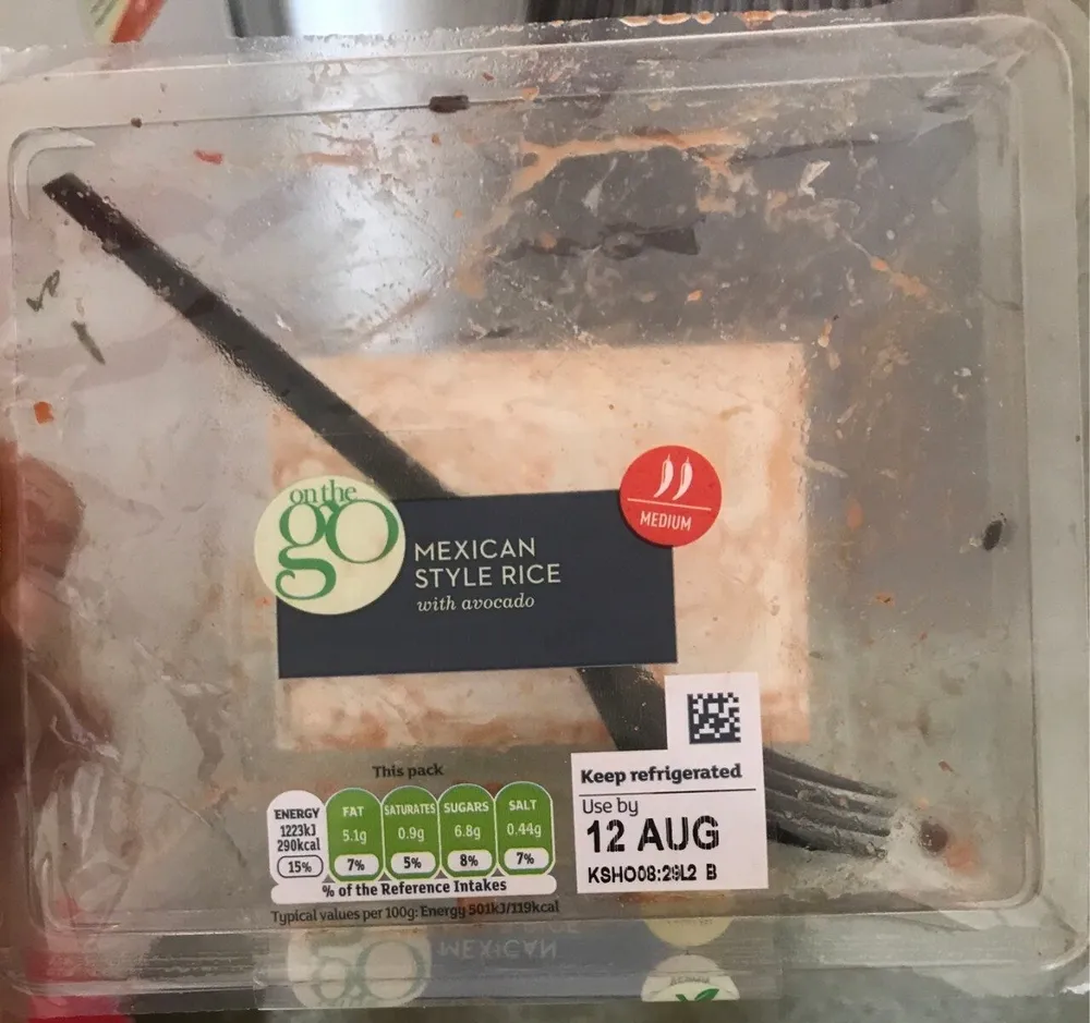On the go Mexican Style Rice