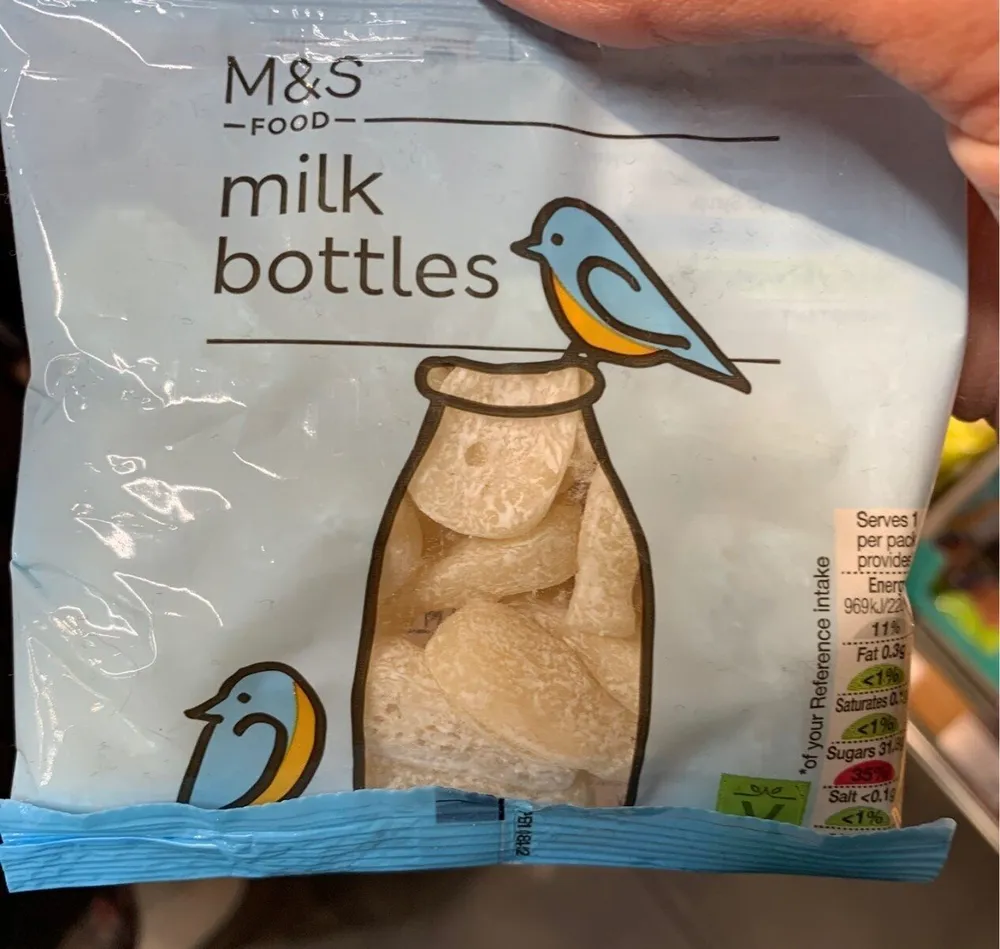 milk bottles