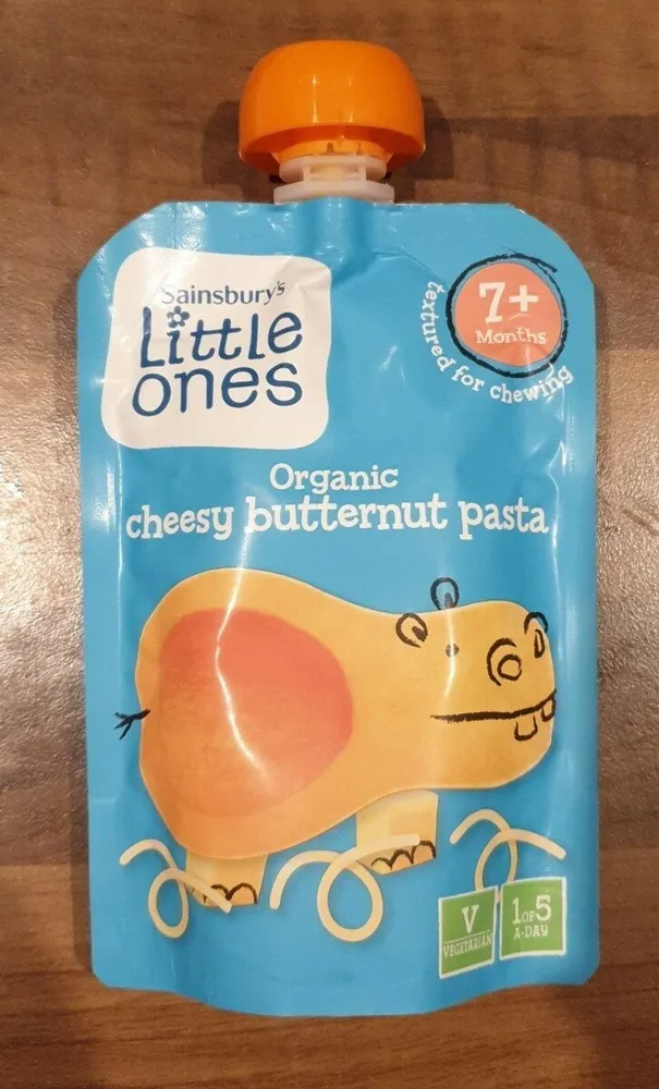 Organic cheesy butternut pasta