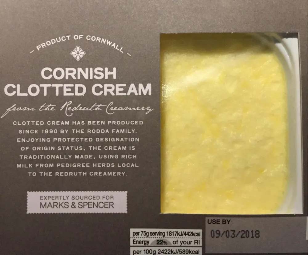 Cornish clotted cream