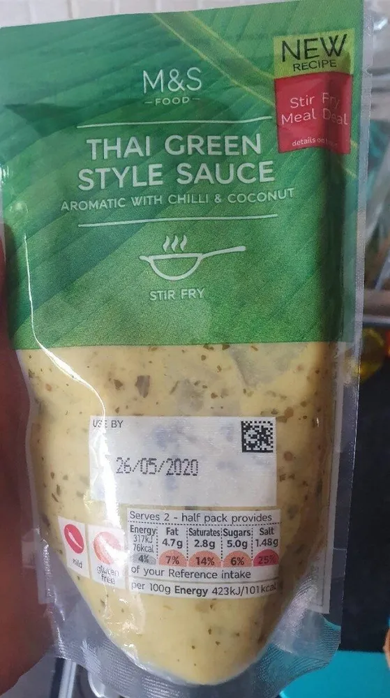 Thai green style sauce