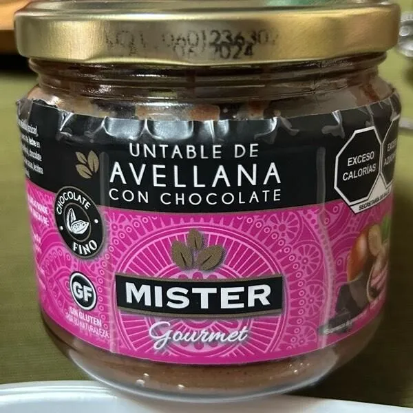 Untable de avellana con chocolate