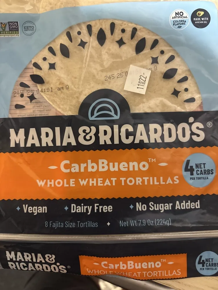 CarbBueno Whole Wheat Tortillas